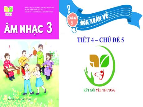 Bài giảng Âm Nhạc 3 KNTT - Chủ đề 5: Đón xuân về - Tiết 4: Tổ chức các hoạt động sáng tạo