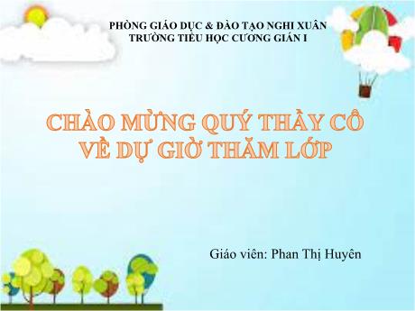 Bài giảng Mĩ Thuật 4 - Chủ đề 3: Cảnh đẹp quê hương (Tiết 1)(GV: Phan Thị Huyên)