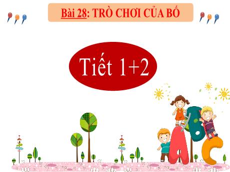 Bài giảng Tiếng Việt 2 - Bài 28: Trò chơi của bố (Tiết 1+2)(Nguyễn Thị Thủy)
