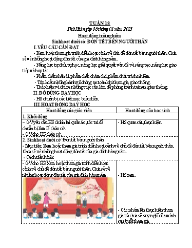 Kế hoạch bài dạy Chương trình Lớp 4 - Tuần 18 (NH 2024-2025)(GV: Nguyễn Khoa Thương)