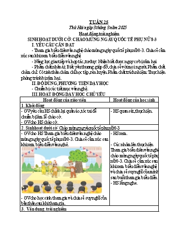 Kế hoạch bài dạy Chương trình Lớp 4 - Tuần 25 (NH 2024-2025)(GV: Nguyễn Khoa Thương)