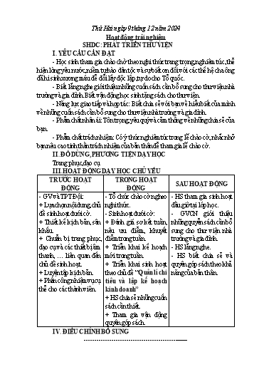 Kế hoạch bài dạy Chương trình Lớp 5 - Tuần 14 (NH 2024-2025)(GV: Đặng Thị Vinh)