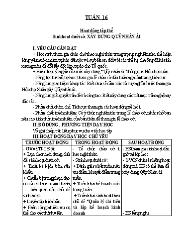 Kế hoạch bài dạy Chương trình Lớp 5 - Tuần 16 (NH 2024-2025)(GV: Nguyễn Thị Thủy)