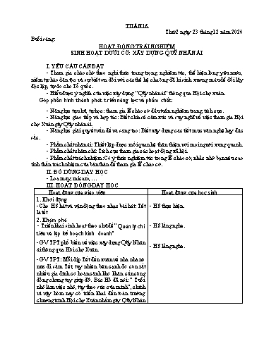 Kế hoạch bài dạy Chương trình Lớp 5 - Tuần 16 (NH 2024-2025)(GV: Phạm Thị Diệu Phúc)