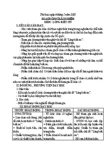 Kế hoạch bài dạy Chương trình Lớp 5 - Tuần 18 (NH 2024-2025)(GV: Đinh Thị Duyên)