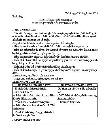 Kế hoạch bài dạy Chương trình Lớp 5 - Tuần 20 (NH 2024-2025)(GV: Phạm Thị Diệu Phúc)