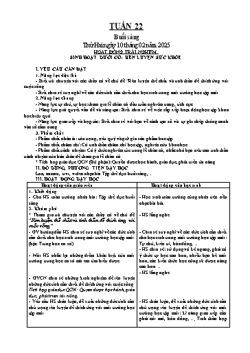 Kế hoạch bài dạy Chương trình Lớp 5 - Tuần 22 (NH 2024-2025)(GV: Nguyễn Văn Thọ)