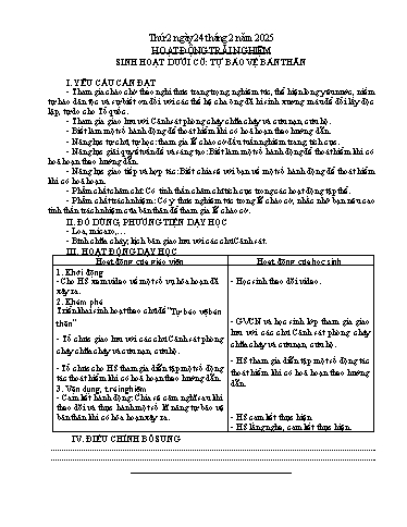 Kế hoạch bài dạy Chương trình Lớp 5 - Tuần 24 (NH 2024-2025)(GV: Nguyễn Tất Tâm)
