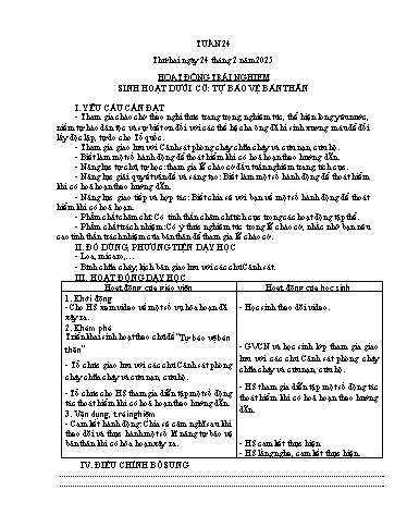 Kế hoạch bài dạy Chương trình Lớp 5 - Tuần 24 (NH 2024-2025)(GV: Nguyễn Văn Thọ)