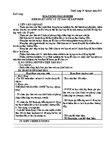 Kế hoạch bài dạy Chương trình Lớp 5 - Tuần 24 (NH 2024-2025)(GV: Phạm Thị Diệu Phúc)