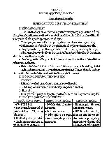Kế hoạch bài dạy Chương trình Lớp 5 - Tuần 25 (NH 2024-2025)(GV: Đặng Thị Vinh)