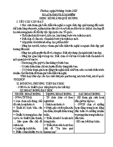 Kế hoạch bài dạy Chương trình Lớp 5 - Tuần 28 (NH 2024-2025)(GV: Đinh Thị Duyên)