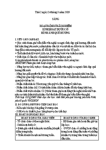 Kế hoạch bài dạy Chương trình Lớp 5 - Tuần 28 (NH 2024-2025)(GV: Trần Hà Nhi)